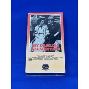 My Darling Clementine VHS Playhouse 1986 Rare Western Henry Fonda HTF SEALED
